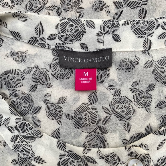 Vince Camuto sheer floral print blouse - Picture 10 of 10